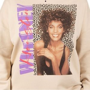 Whitney Houston small sweatshirt brand new super cute